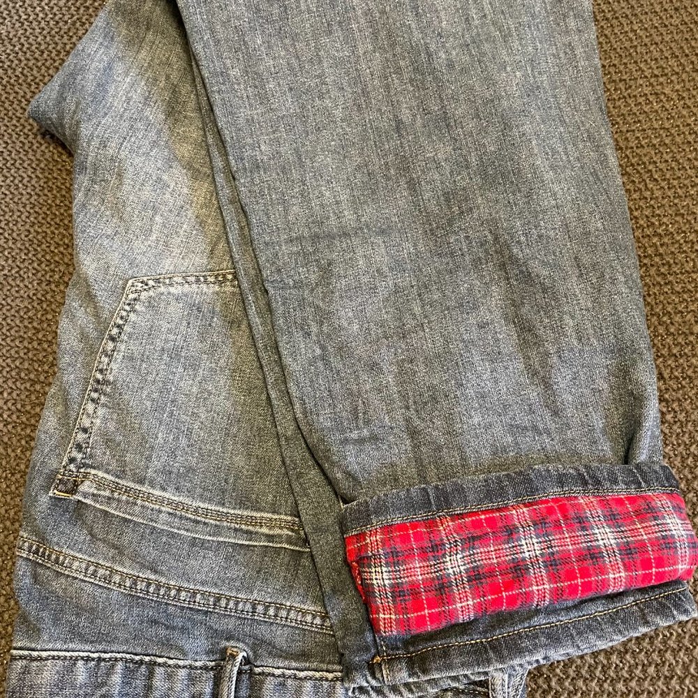 Eddie Bauer Flannel-Lined Jeans - Never Worn   [Free Shipping]